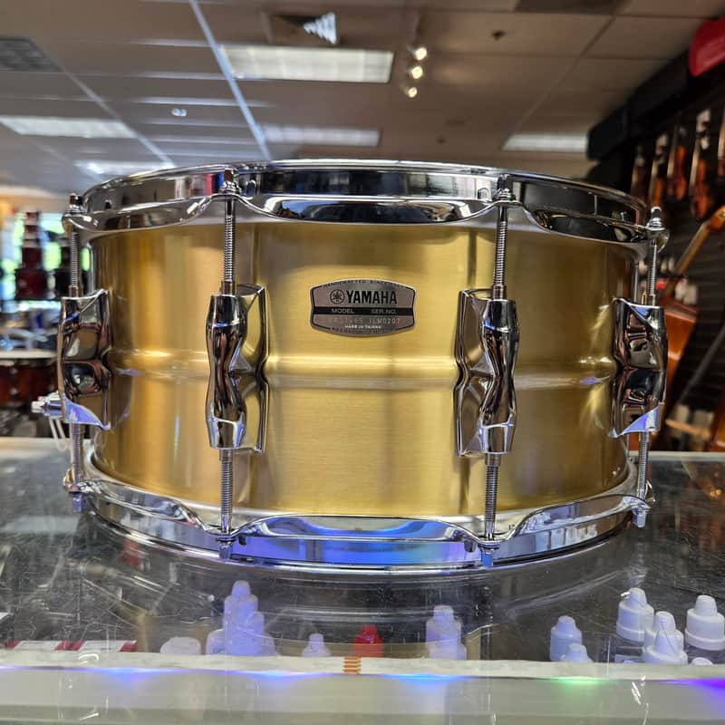 Yamaha Recording Custom 6.5x14" Snare Drum - Brass image 1