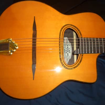 Sale, LAST ONE!!! Cafe Americain Renata Gypsy Jazz Guitar, From France, Strikingly Beautiful image 1