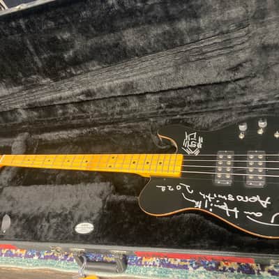 Tom Hamilton's Aerosmith, Custom Made G&L, ASAT Telecaster Bass (TH2 #5) SIGNED! PLUS Stage Worn Leather Pants! AUTHENTICATED! image 5