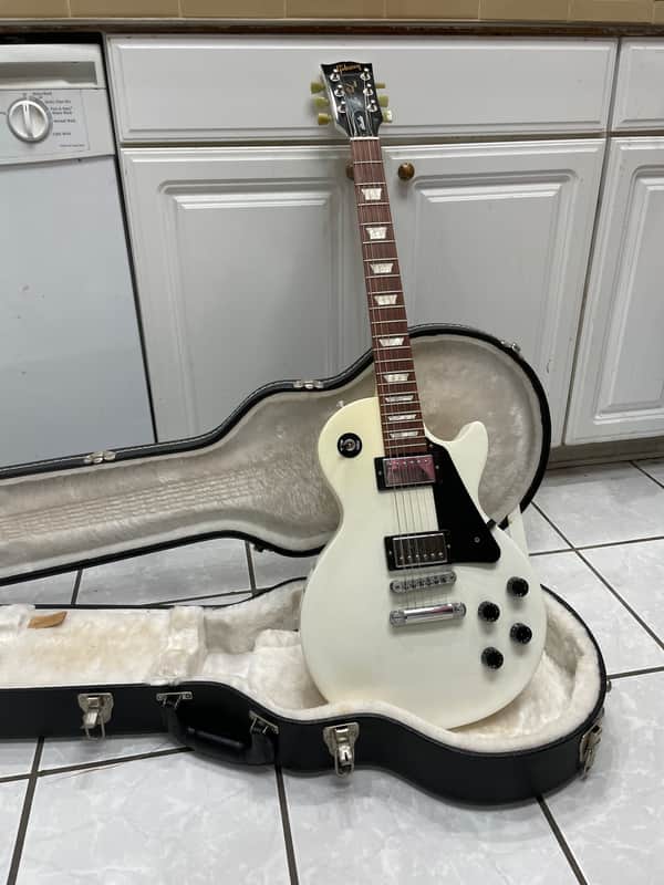 Gibson Les Paul Studio T 2016 Alpine White w/ OHSC + Case Candy