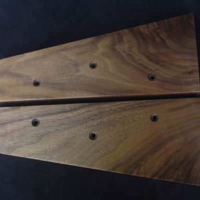 Sequential DrumTraks 12-Voice Drum Machine 1984 - BlackCustom Wooden Side Panels Sequential Circuits Drumtraks American Walnut Wood image 2