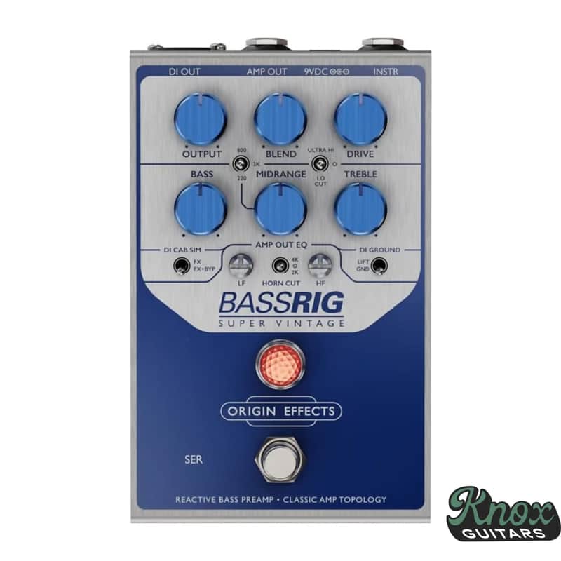 Origin Effects BASSRIG Super Vintage 2022 - Present - Blue / Silver image 1
