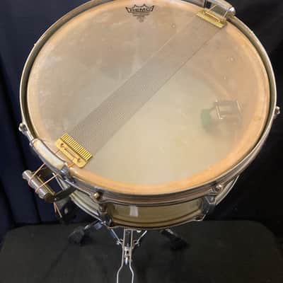Slingerland - 1930s, 6.5x14" Gene Krupa No. 111, Radio King Snare Drum. White Marine Pearl image 15