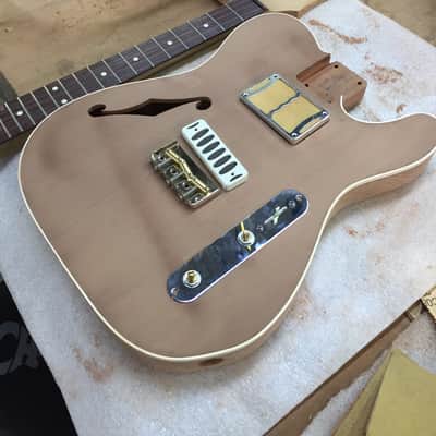 Ronin Betty Thinline "Custom Build" 2020 Pinecrest Green/Natural Redwood 5lbs 9oz  Authorized Dealer image 16