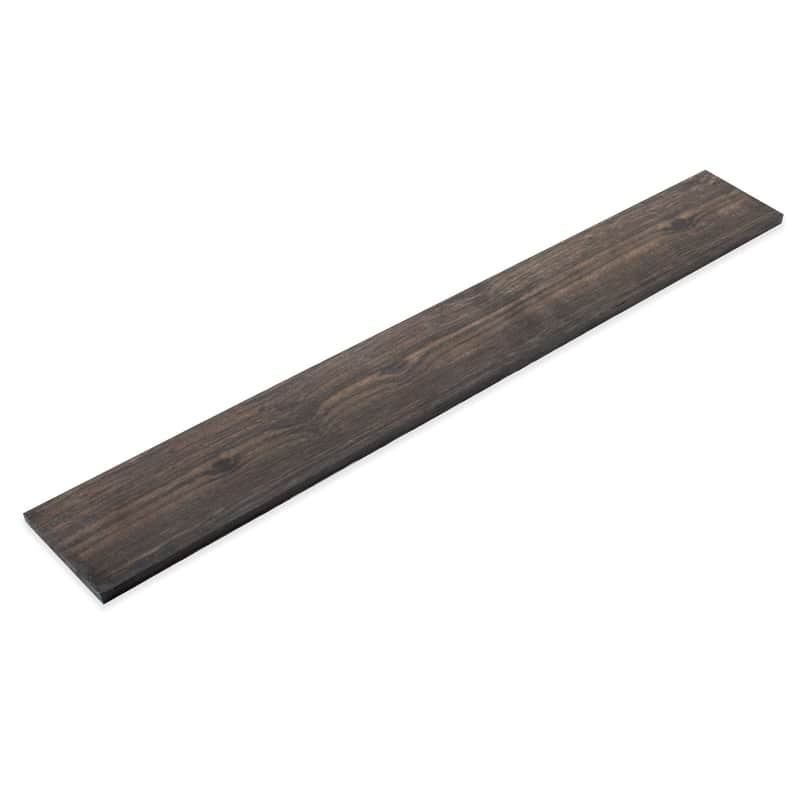 StewMac Unslotted Fingerboard for Guitar, Ebony, 2nd Grade, 2-7/8" x 21" x 3/8" (73mm x 533.4mm x 9.52mm) image 1