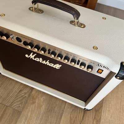 Marshall AS50D Limited Edition 2020 - Vintage White image 3