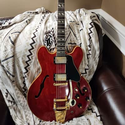 Gibson ES-345TDSV Stereo 1968 - Cherry w/Factory Bigsby image 3