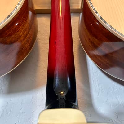 Ibanez Artcore AF75 2012 - Transparent Red Sunburst image 9