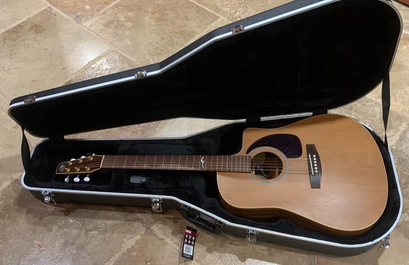Seagull Mosaic CW Mahogany & Cedar Artist Series Aged Cutaway Beauty! image 1