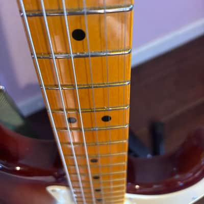 Fender American Professional II Stratocaster with Maple Fretboard 2020 - Present - Sienna Sunburst PARTSCASTER image 25