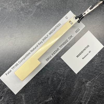 Fatar Replacement HALF Weighted C Key (TP/9S Keybeds) for Kurzweil K2000, Alesis Quadrasynth, Ensoniq SQ2, GEM WX2, Equinox 61, Oberheim OB-3