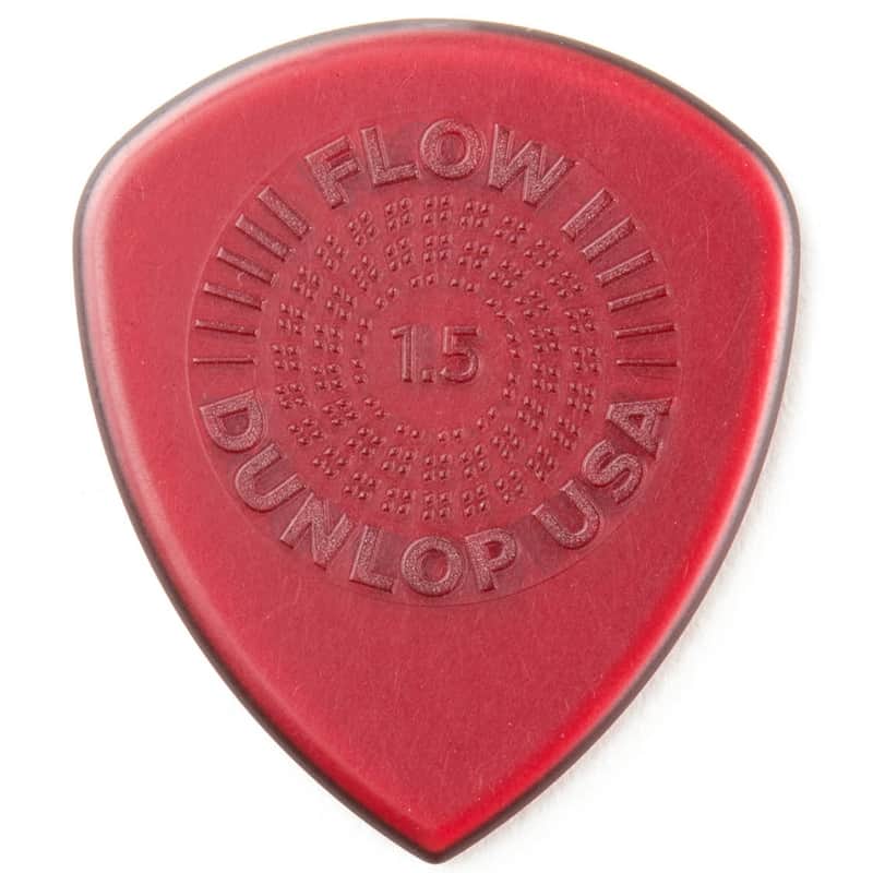 Dunlop 549R15 Flow Standard Grip 1.5mm Guitar Picks (24-Pack) image 1