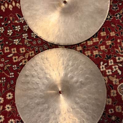 Meinl 14" Byzance Vintage Sand Hi-Hat (Pair) 2010 - Present - Sandblasted image 7