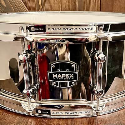 Mapex Armory 14x5.5” Steel Tomahawk Snare Drum image 1
