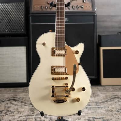 Gretsch Electromatic Pristine LTD Jet Single-Cut With Bigsby Electric Guitar - White Gold - Demo image 3