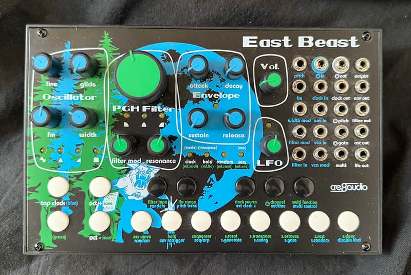 Cre8Audio East Beast Semi-Modular Analog Synthesizer 2022 - Present - Black image 1