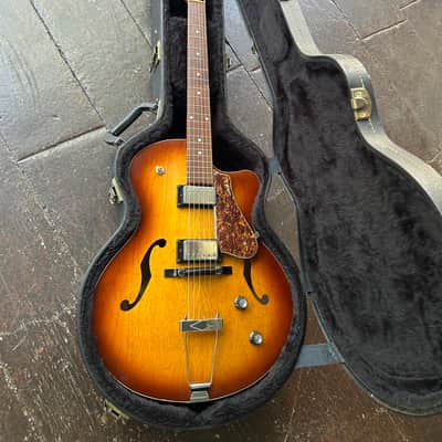 Godin 5th Avenue CW Kingpin II HB 2010s - Cognac Burst image 11