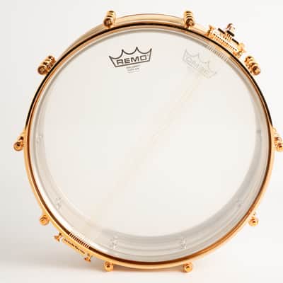 AK Drums Nickel Over Brass Dresdner Type Orchestra Model / Nickel Plated DeLuxe repro Copper Finish 5"x14" image 7