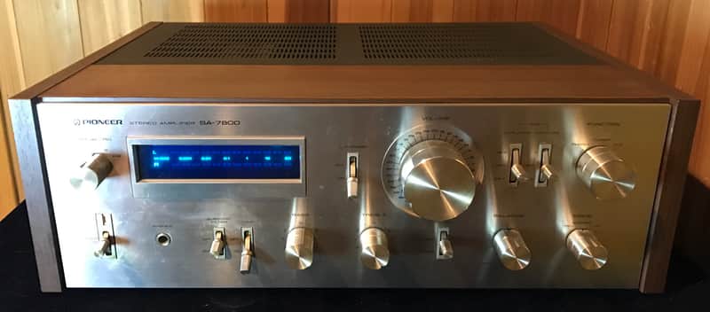 Pioneer SA-7800 Vintage Silver Face 65 Watt Stereo Integrated | Reverb