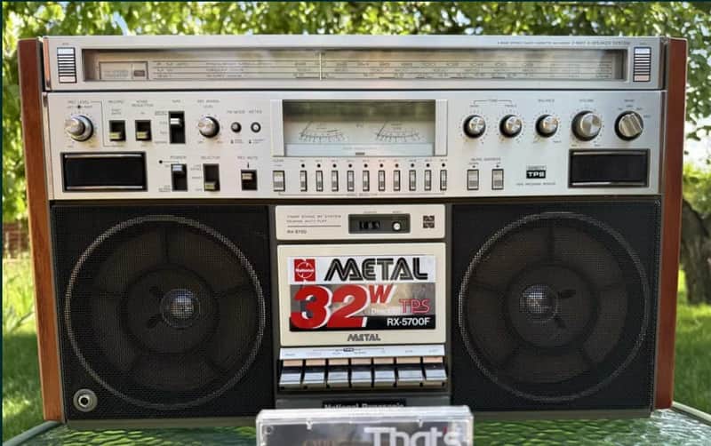 National Panasonic RX-5700F Rare Vintage Boombox Retro Japan 1982
