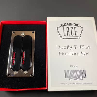 Lace Sensor Red-Red Dually T-Plus Humbucker Guitar Pickup Bridge image 1