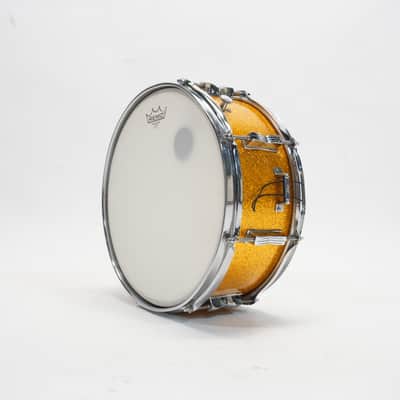 Ludwig 14” x 5.5” Jazz Festival in Gold Sparkle 1966 1966 image 8