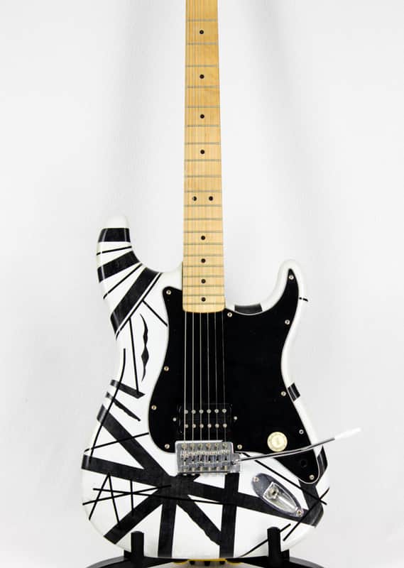 Van Halen 1 EVH Black White Frankenstrat Project Electric Guitar 1of2 - 10020376 image 1