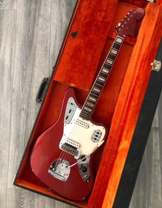 Clean! Fender Jaguar 1969 - Candy Apple Red