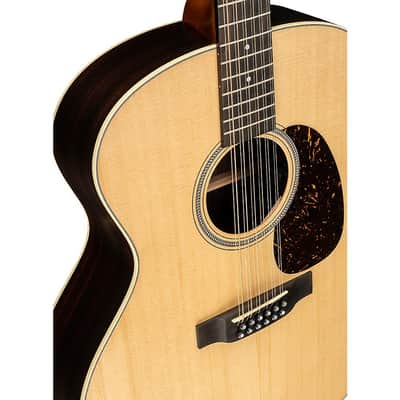 Martin J-16E 12-String Rosewood Jumbo Acoustic-Electric Guitar - Regular Natural image 7