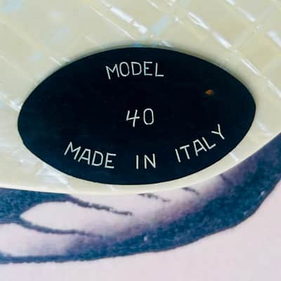 Crucianelli Supreme 40 1963 - Blue Sparkle & Pearloid image 5