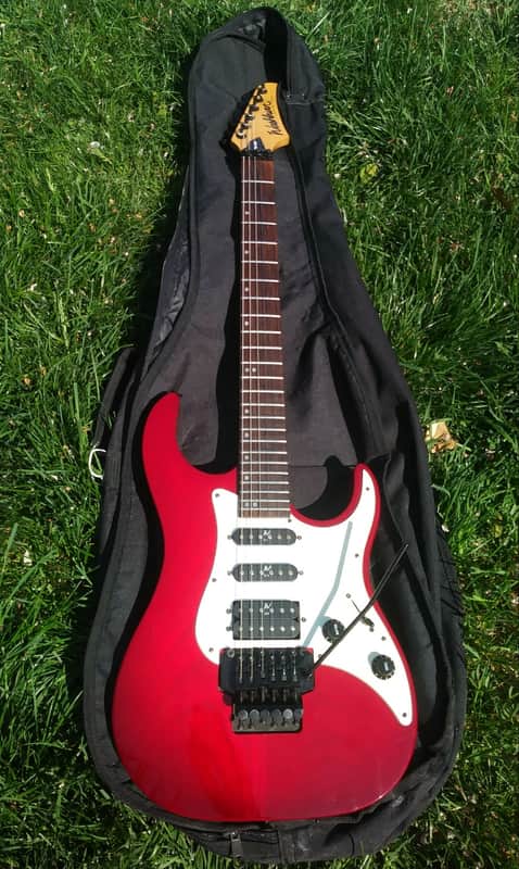 Washburn Mercury MG 400 93/94 Transparent Red Burst | Reverb