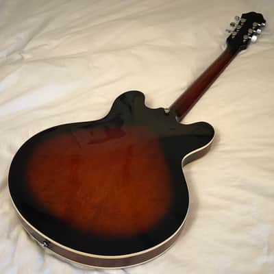 Vintage 1997 Epiphone Dot (Gibson 335) - Made in Korea (MIK) - Cinnamon Burst - Free Pro Setup image 15