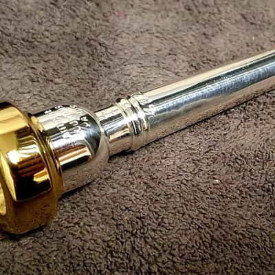 ANTOINE COURTOIS PARIS 4-1/2 D trumpet mouthpiece, 24K gold plated, OUTSTANDING! image 5