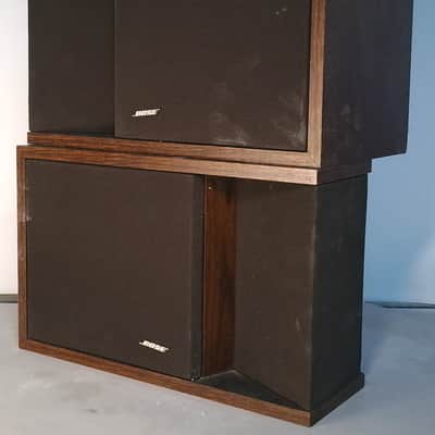 Bose 201 Series II Bookshelf Speakers Pair Vintage HiFi Stereo Home Audio image 2