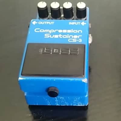 Boss CS-3 Compression Sustainer (Black Label) 1986 - 1992 - Blue image 1