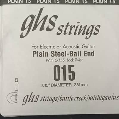 GHS Electric/Acoustic Ball End Guitar Strings Lot of 70 - Plain Steel image 3