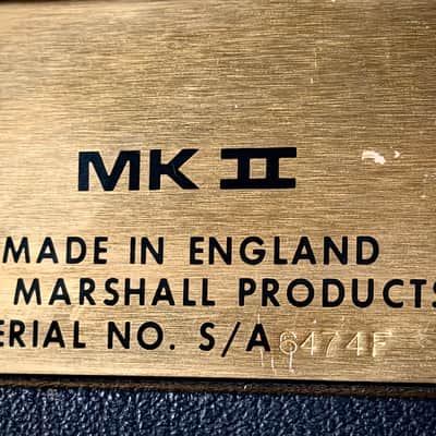 Marshall JMP 50 Modified - 1987 50-Watt Guitar Amp Head 1974 - MV Mod image 6