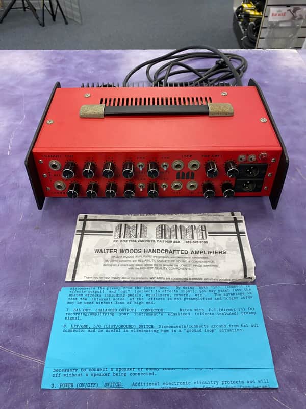 Walter Woods Amplifiers MI200-8 Double Bass Amplifier with Case image 1