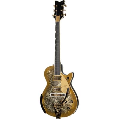 Gretsch G6134TG Limited Edition Paisley Penguin Electric Guitar - Gold Paisley image 4