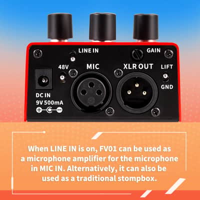 FLAMMA FV01 Correcior Vocal Pitch Correction Effect Pedal New image 4