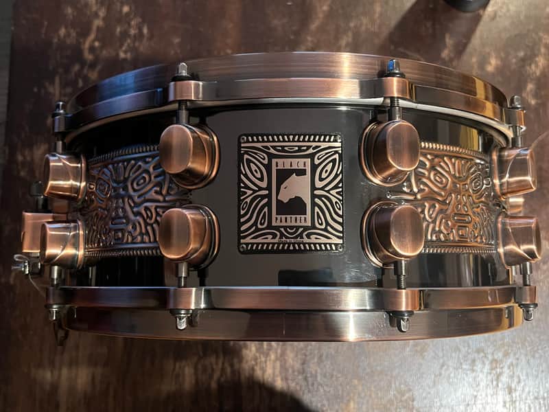 Mapex Black Panther 14x5.5” MAYAN AZTEC Limited Edition 2009 - Brushed Bronze MAYAN / AZTEC image 1