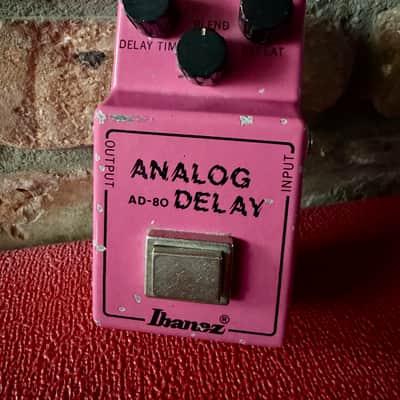 Ibanez AD-80 Analog Delay 1980 - Pink image 1