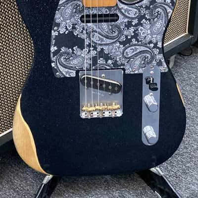 Fender Brad Paisley Road Worn Esquire 2021 - Black Sparkle image 1