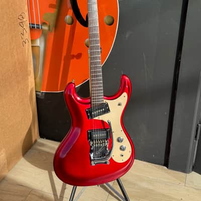 Mosrite Ventures Guitar 1965 - crazy rare & clean Candy Apple Red Metallic example ready for your collection. image 2