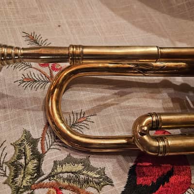 Bb trumpet with emblem of British Royal Artillery image 10