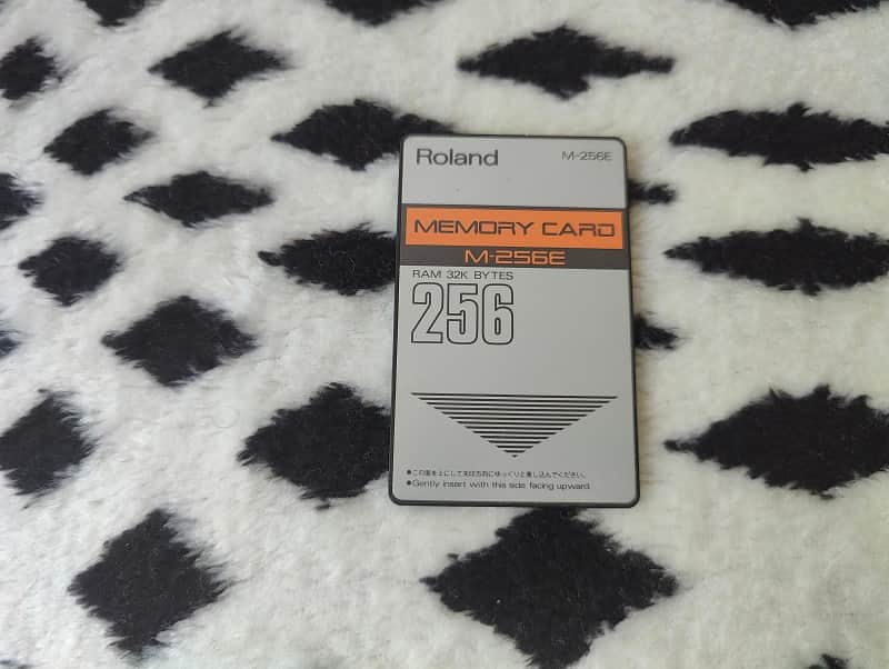 Roland M-256E Memory Ram Card 32Kb for Roland Synthesizer image 1