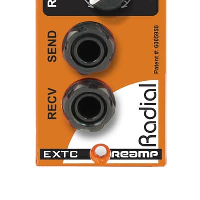 Radial EXTC 500 Series Reamp / Guitar Effects Interface Module 2010s - Orange image 1