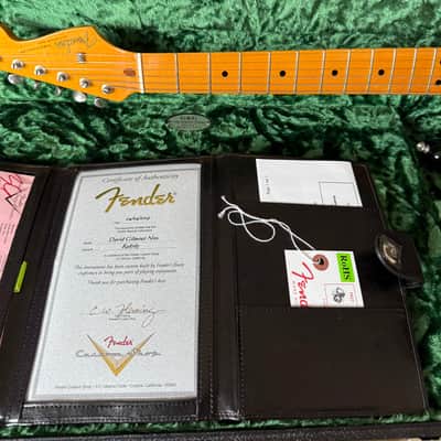 Fender Custom Shop David Gilmour Stratocaster NOS 2008 - 2021 - Black over 3-Color Sunburst image 2