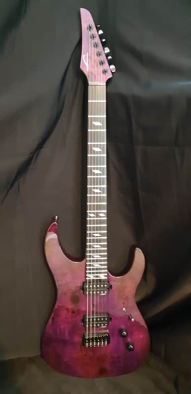 Legator Ninja N6SS(WATCHLIST OFFER)Super Shred Series Ultra-Fast Neck Profile, Ebony, Stainless Steel Frets, Locking Tuners! 2024 - Magenta Burl image 1