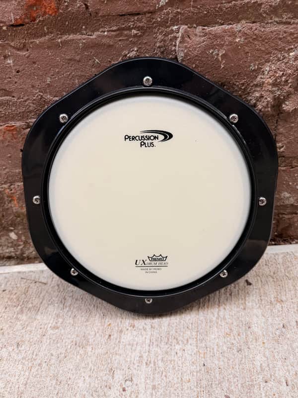 Percussion Plus 8" Percussion Practice Pad with Feet and Mounting Thread image 1